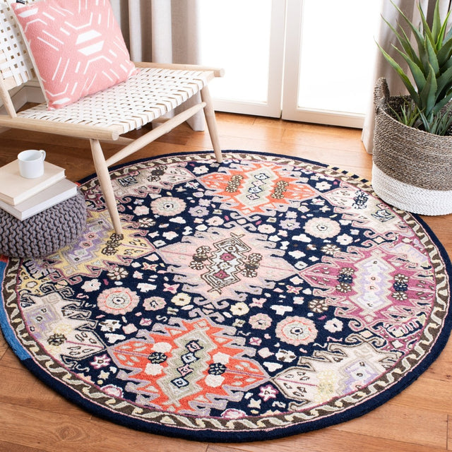 Safavieh Bellagio Blg626N Navy/Sage Rugs.