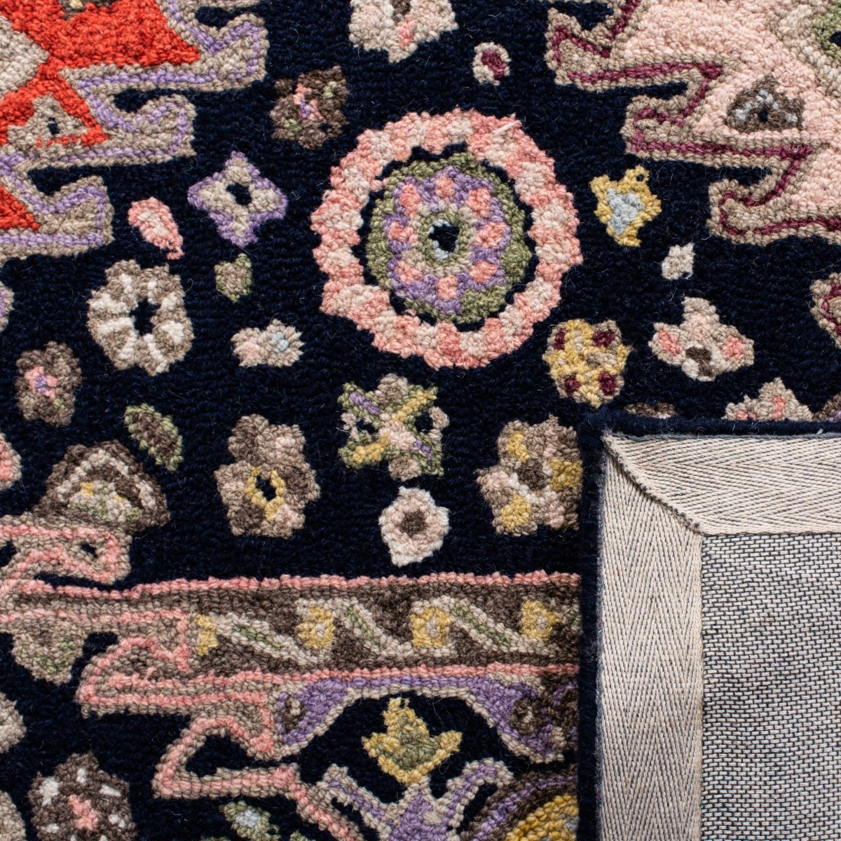 Safavieh Bellagio Blg626N Navy/Sage Rugs.