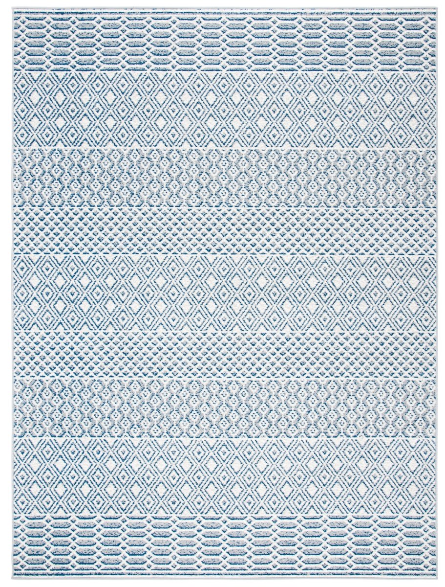 Safavieh Belmont Bmt132B Ivory/Navy Rugs.