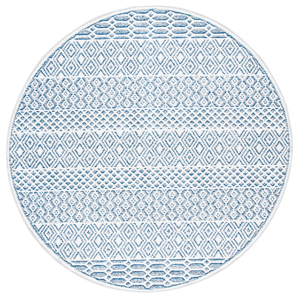 Safavieh Belmont Bmt132B Ivory/Navy Rugs.