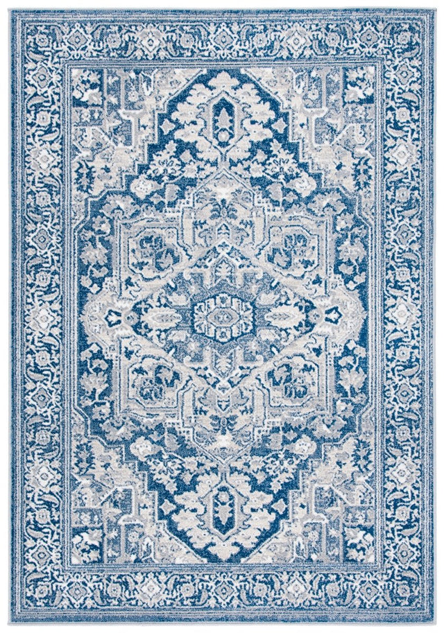 Safavieh Belmont Bmt134N Navy/Grey Rugs.