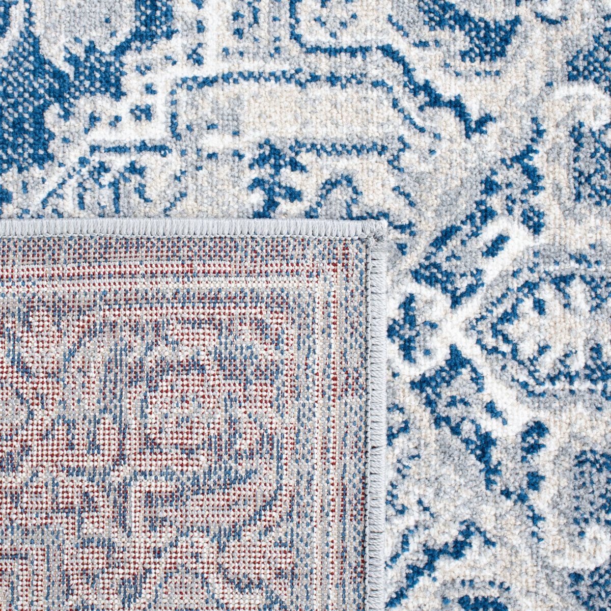 Safavieh Belmont Bmt134N Navy/Grey Rugs.