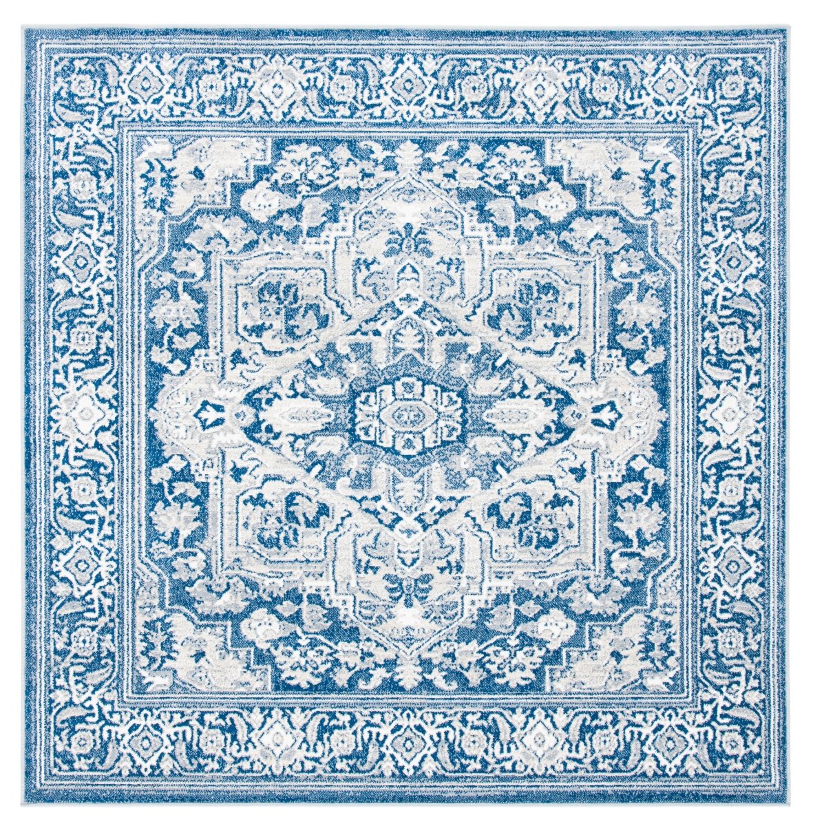 Safavieh Belmont Bmt134N Navy/Grey Rugs.