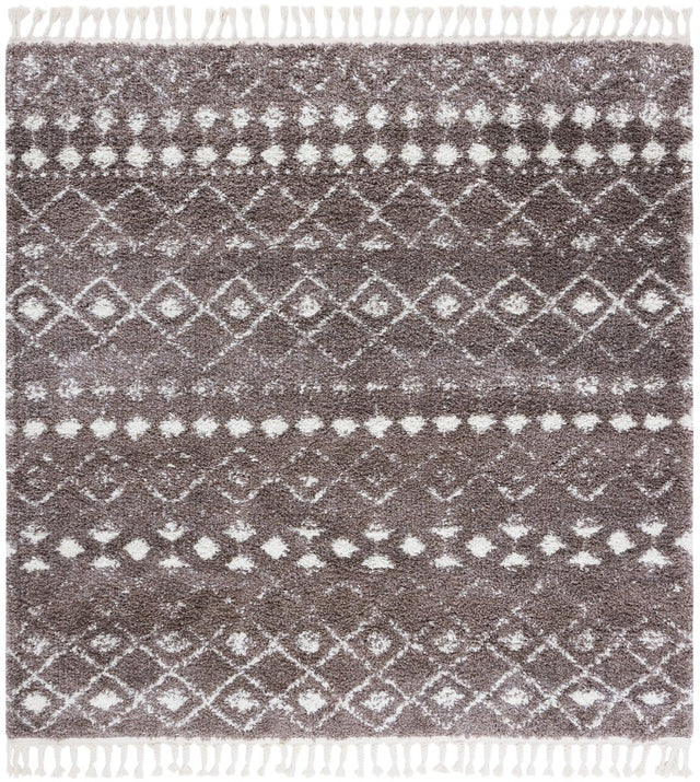 Safavieh Berber Fringe Shag Bfg516T Brown/Ivory Rugs.