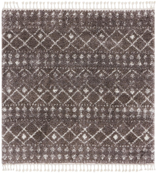 Safavieh Berber Fringe Shag Bfg519T Brown/Ivory Rugs.