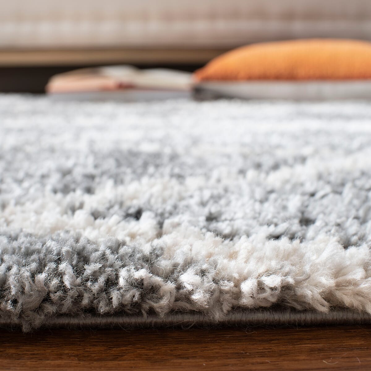 Safavieh Berber Fringe Shag Bfg628F Grey/Cream Rug.
