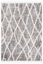 Safavieh Berber Fringe Shag Bfg628M Dark Grey/Cream Rug.