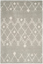 Safavieh Berber Shag Ber164B Light Grey/Cream Rug.