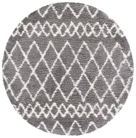 Safavieh Berber Shag Ber165B Light Grey/Cream Rug.