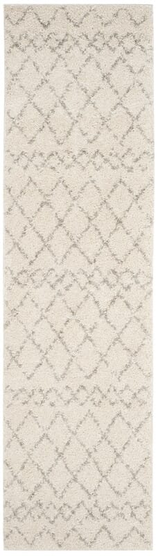 Safavieh Berber Shag Ber165C Cream/Light Grey Rug.