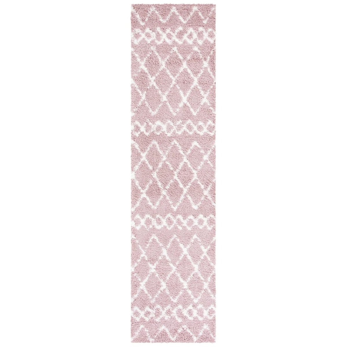 Safavieh Berber Shag Ber165U Light Rose/Ivory Rugs.
