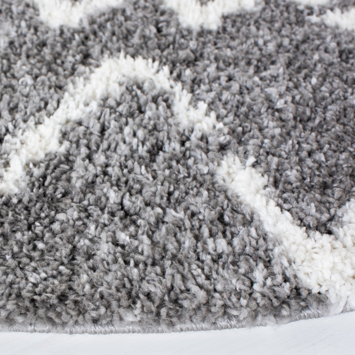 Safavieh Berber Shag Ber194F Grey/Ivory Rugs.