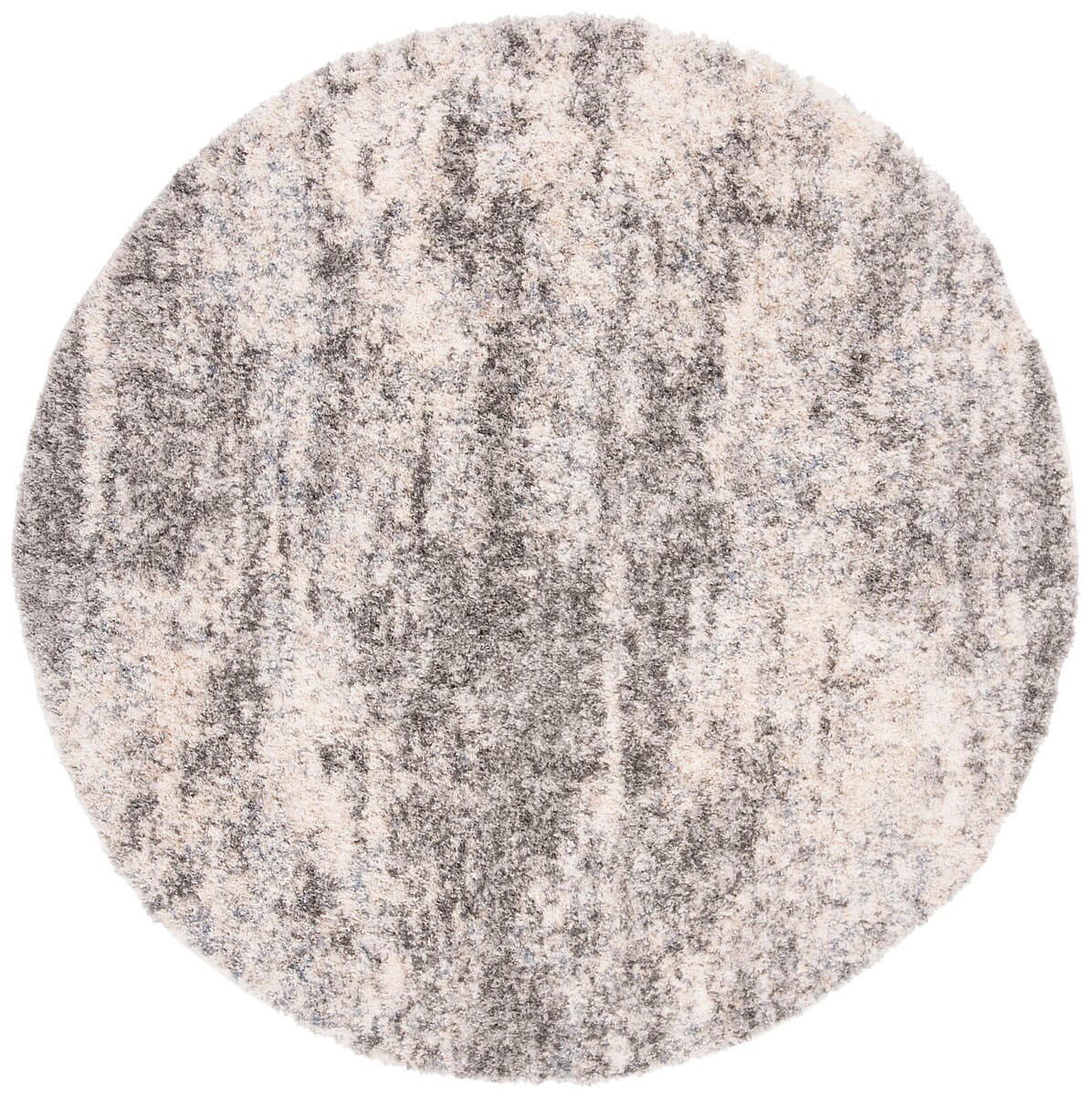 Safavieh Berber Shag Ber219G Grey / Cream Rugs.