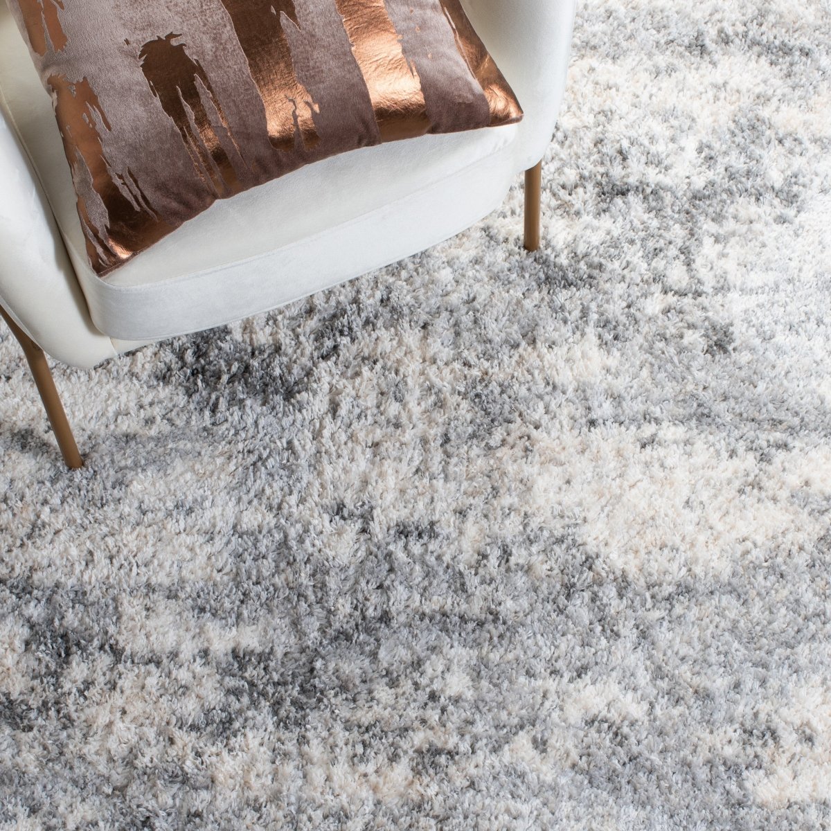 Safavieh Berber Shag Ber272A Ivory/Beige Rugs.