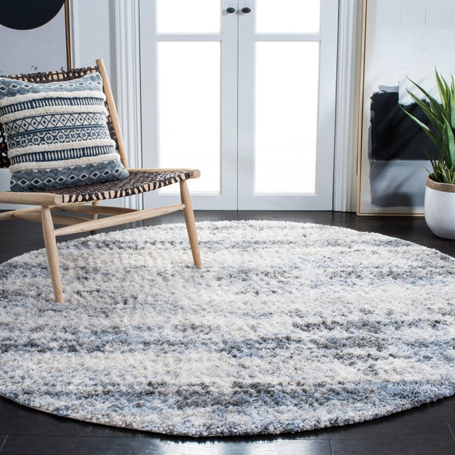 Safavieh Berber Shag Ber273A Ivory/Grey Rugs.