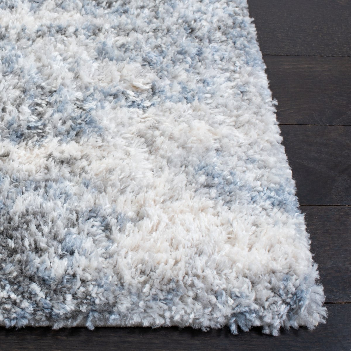 Safavieh Berber Shag Ber273A Ivory/Grey Rugs.