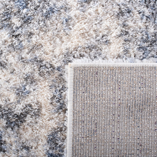 Safavieh Berber Shag Ber274B Ivory/Blue Rugs.