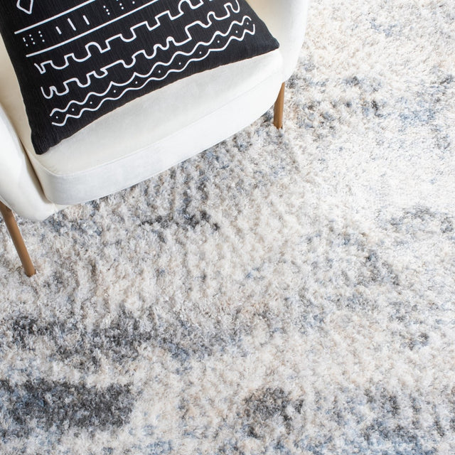 Safavieh Berber Shag Ber276A Ivory/Charcoal Rugs.