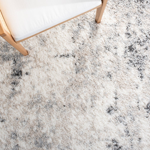 Safavieh Berber Shag Ber408A Ivory/Grey Rugs.