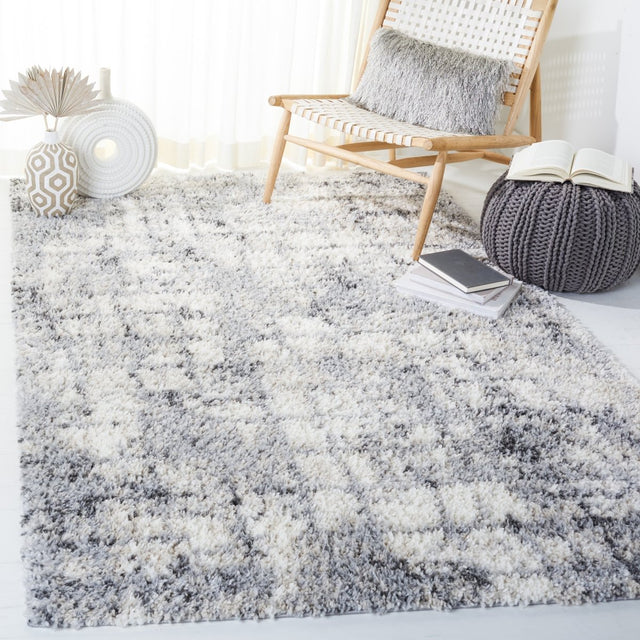 Safavieh Berber Shag Ber410F Grey/Ivory Rugs.
