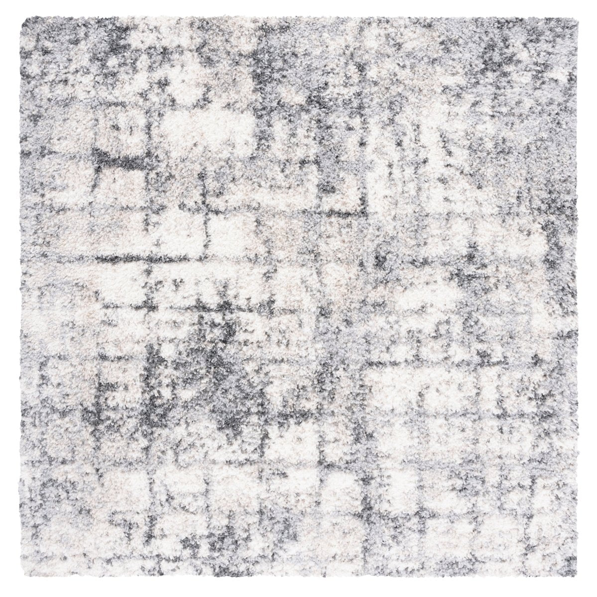 Safavieh Berber Shag Ber410F Grey/Ivory Rugs.