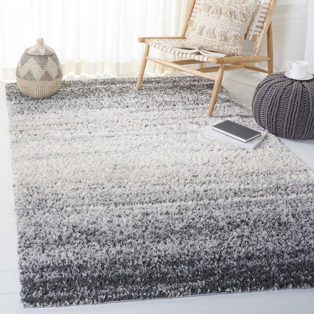 Safavieh Berber Shag Ber420F Grey/Charcoal Rugs.