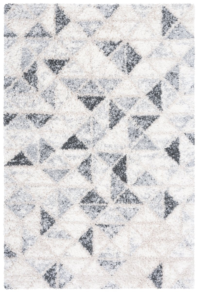 Safavieh Berber Shag Ber422F Grey/Ivory Rugs.