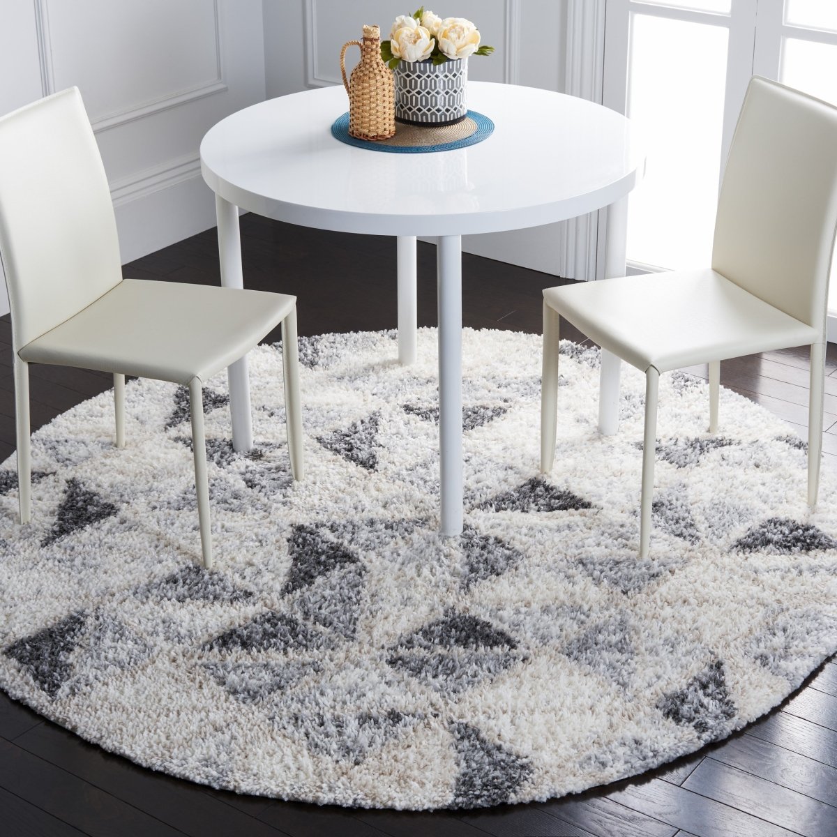 Safavieh Berber Shag Ber422F Grey/Ivory Rugs.