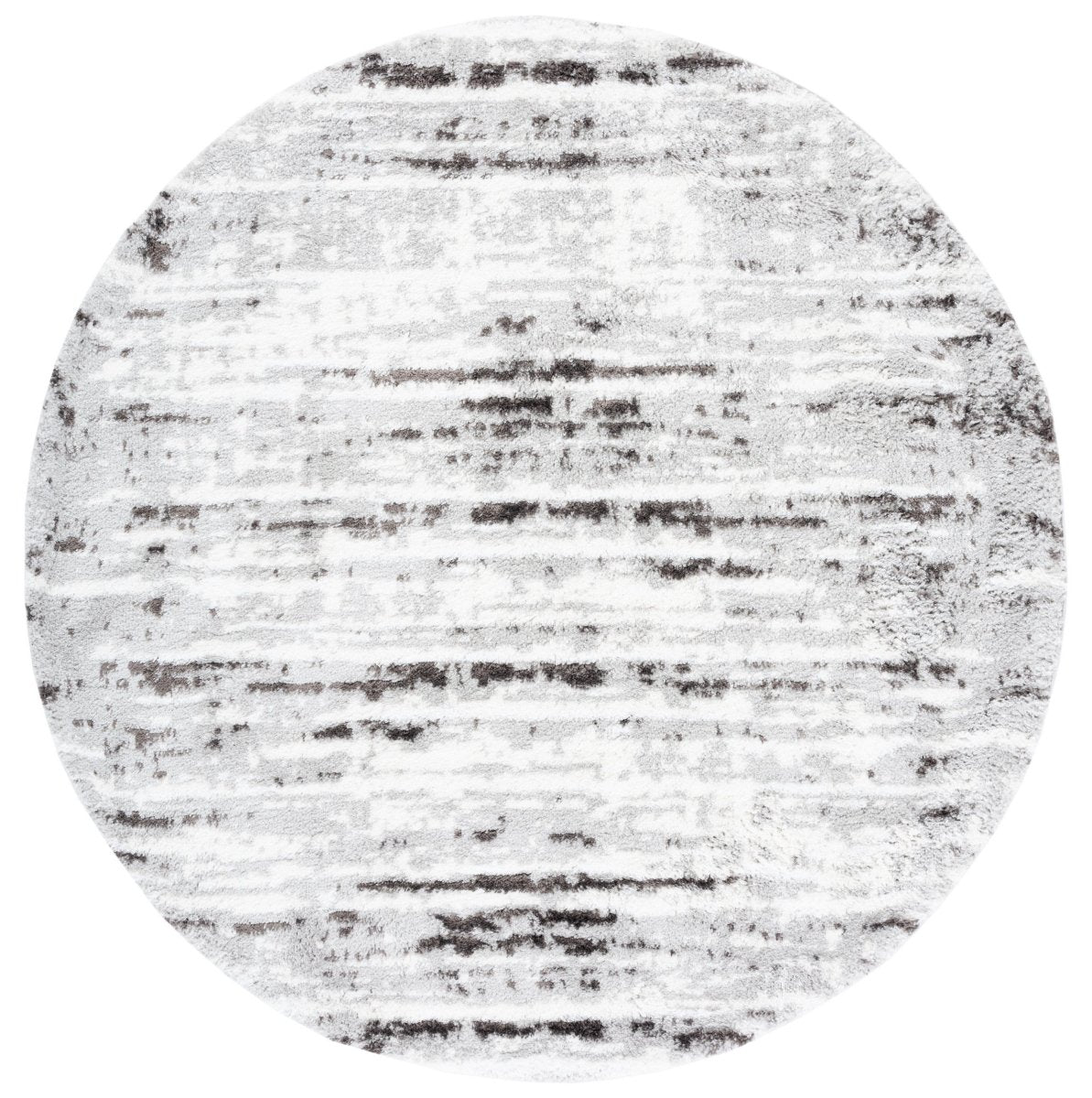 Safavieh Berber Shag Ber539F Grey/Dark Grey Rug.