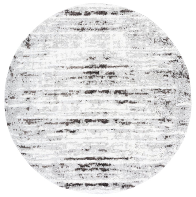 Safavieh Berber Shag Ber539F Grey/Dark Grey Rug.