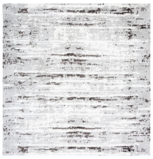 Safavieh Berber Shag Ber539F Grey/Dark Grey Rug.
