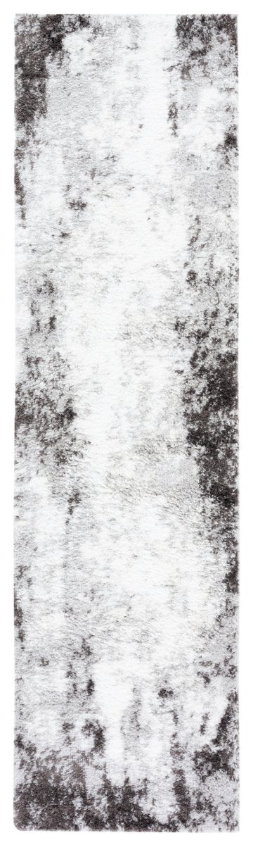 Safavieh Berber Shag Ber543F Grey/Dark Grey Rug.