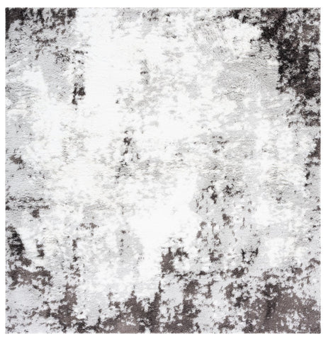 Safavieh Berber Shag Ber543F Grey/Dark Grey Rug.