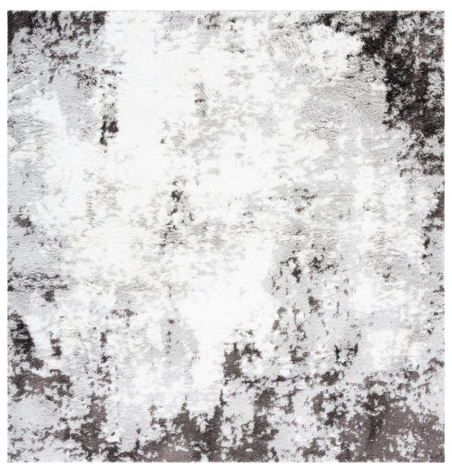 Safavieh Berber Shag Ber543F Grey/Dark Grey Rug.