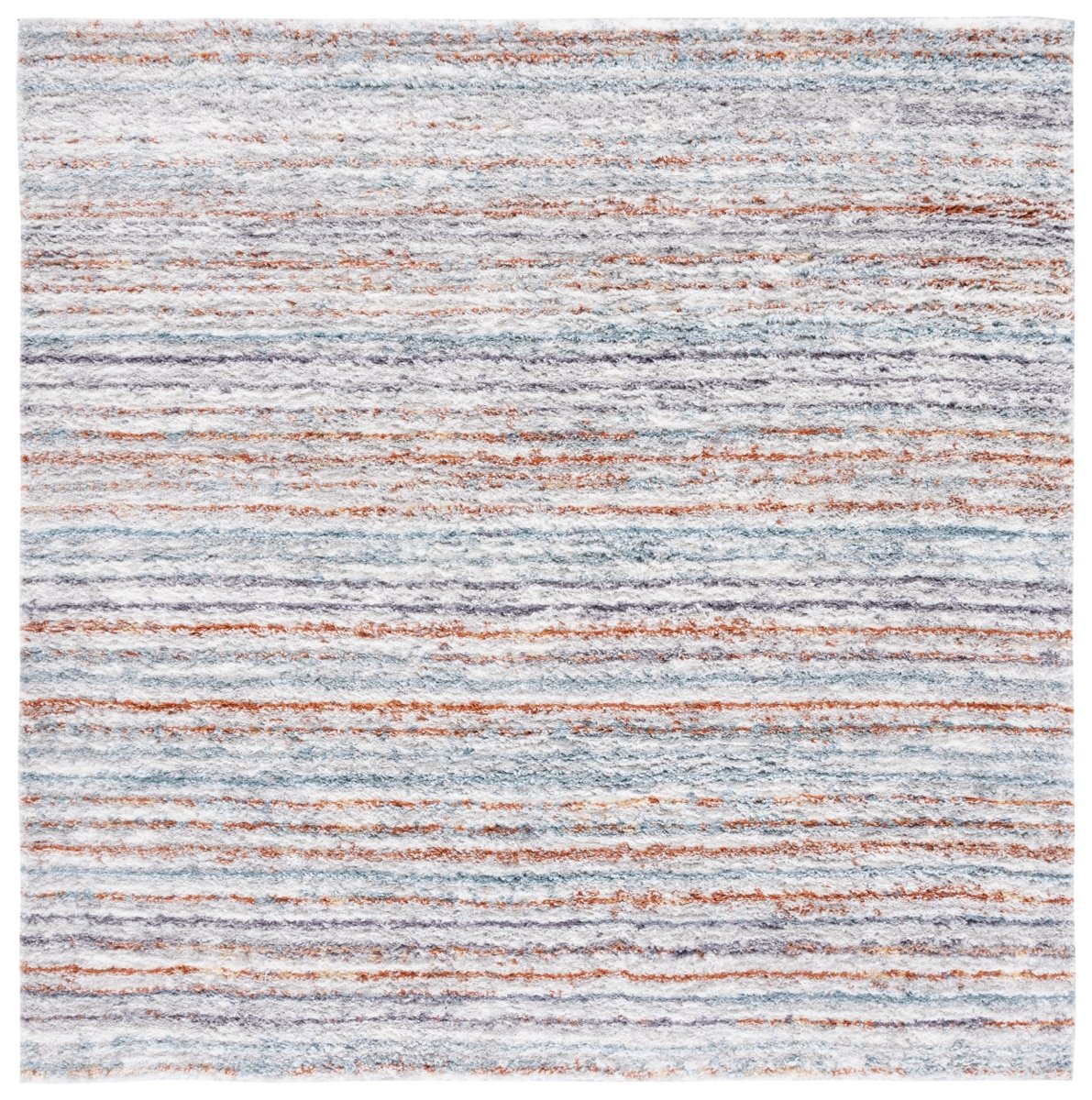 Safavieh Berber Shag Ber545A Blue Rust/Ivory Rug.