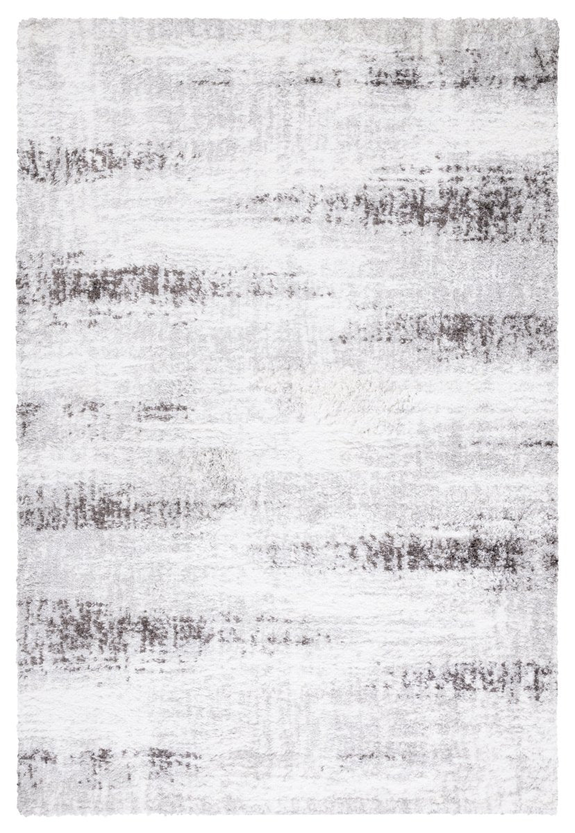 Safavieh Berber Shag Ber551F Grey/Dark Grey Rug.