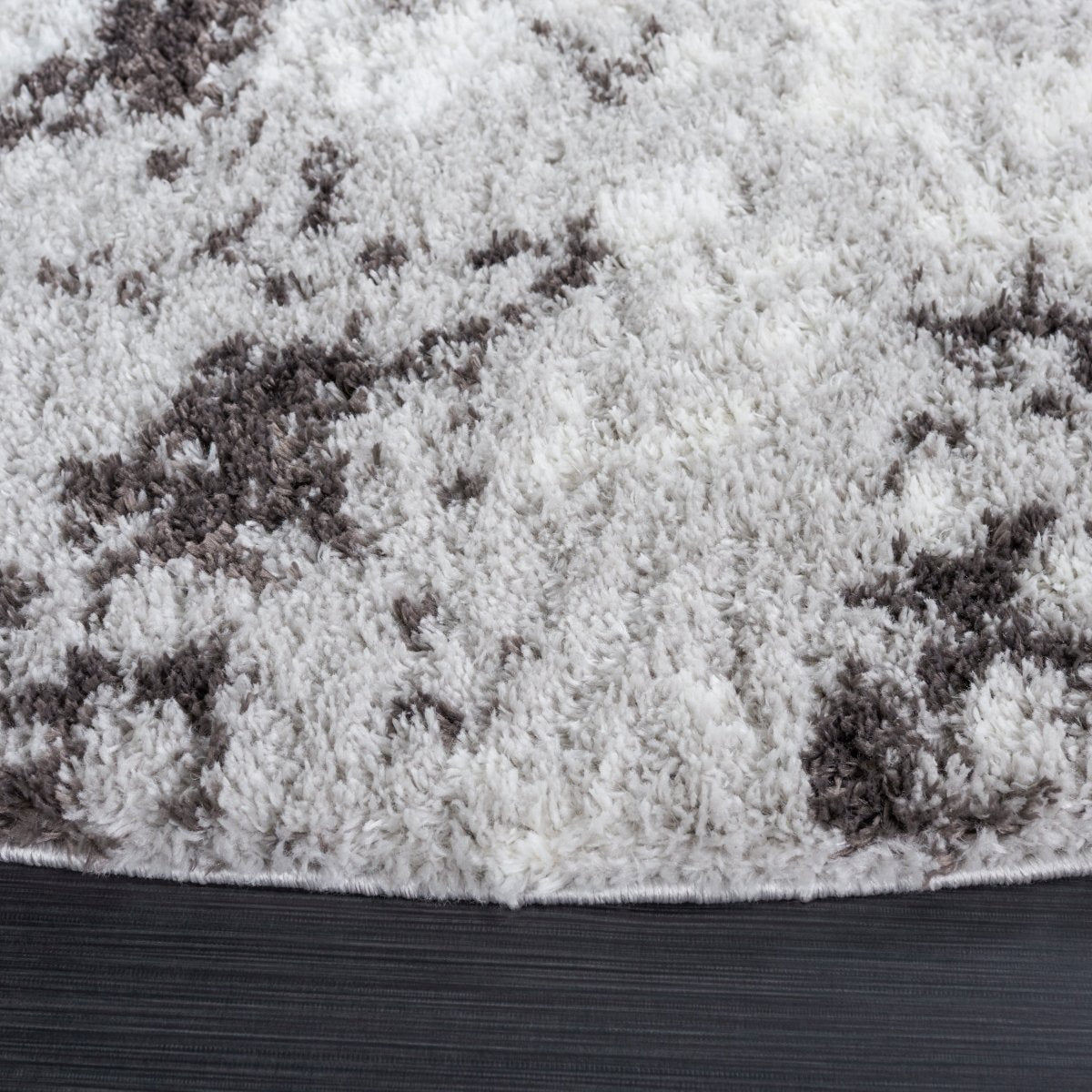 Safavieh Berber Shag Ber555F Light Grey/Dark Grey Rug.