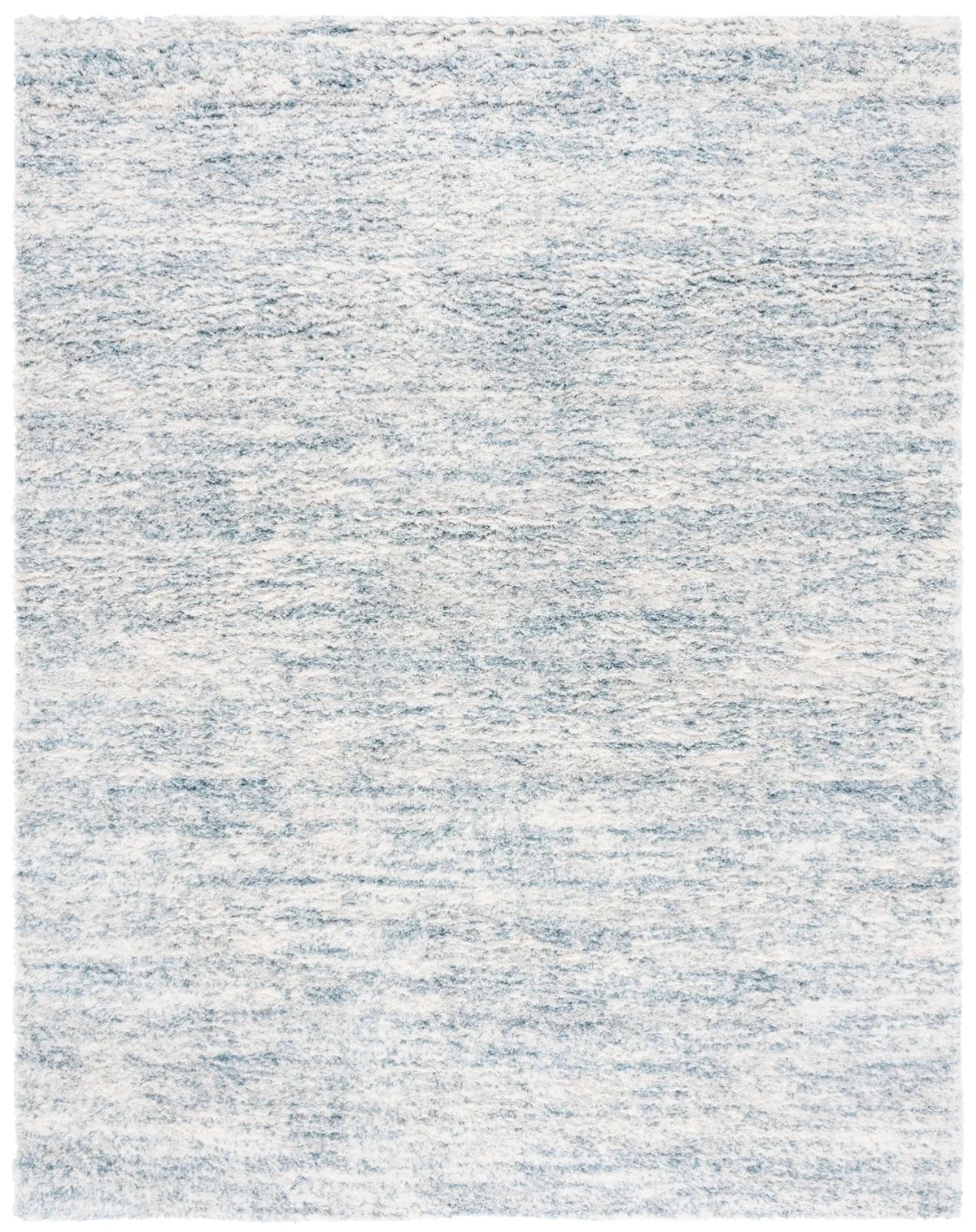 Safavieh Berber Shag 10'-0" x 14'-0" Rug in Ivory / Light Aqua