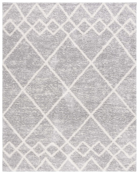 Safavieh Berber Shag Ber574G Ivory/Grey Rug.