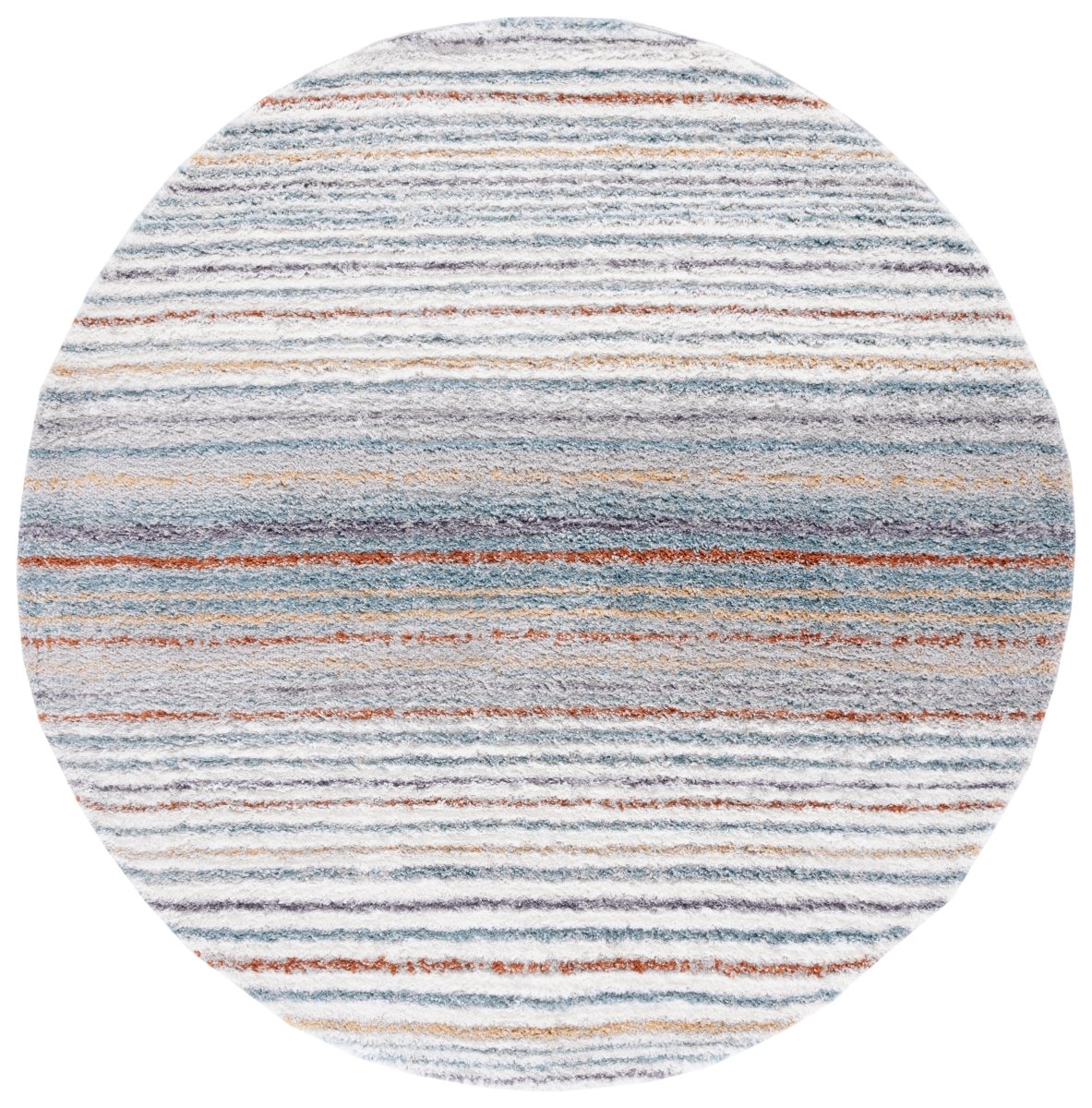 Safavieh Berber Shag Ber587A Blue Rust/Ivory Rug.