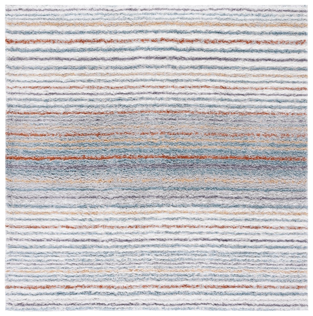 Safavieh Berber Shag Ber587A Blue Rust/Ivory Rug.