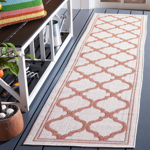 Safavieh Bermuda Bmu810F Ivory/Rust Rug.