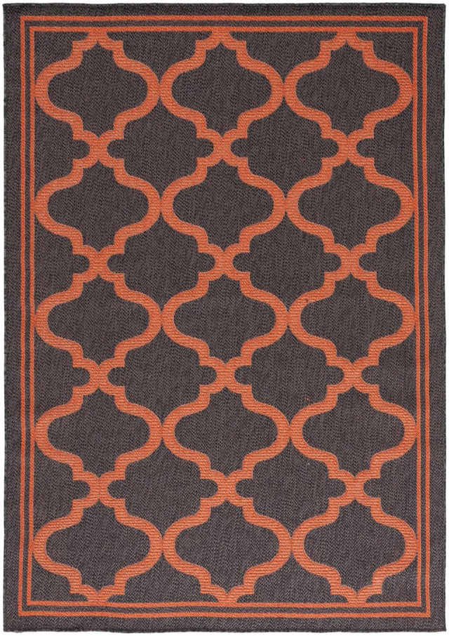 Safavieh Bermuda Bmu810H Charcoal/Rust Rug.