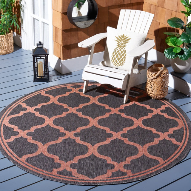 Safavieh Bermuda Bmu810H Charcoal/Rust Rug.