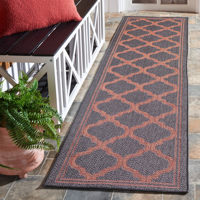Safavieh Bermuda Bmu810H Charcoal/Rust Rug.