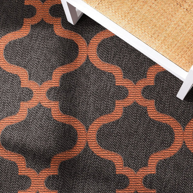 Safavieh Bermuda Bmu810H Charcoal/Rust Rug.