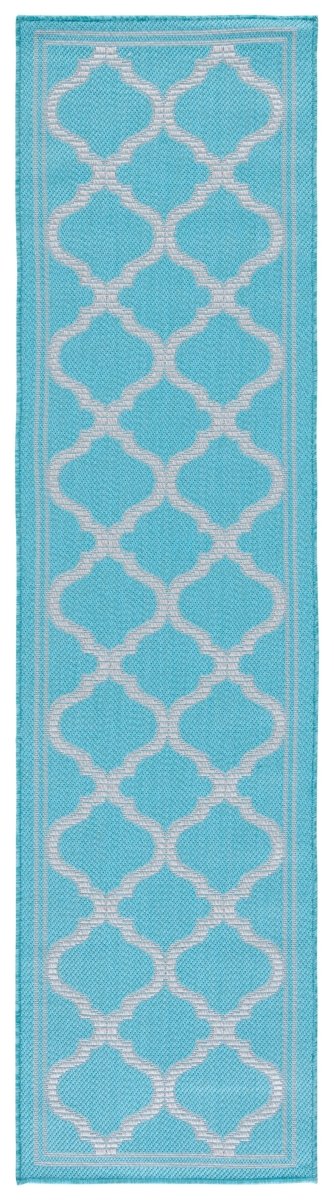 Safavieh Bermuda Bmu810J Aqua/Grey Rug.