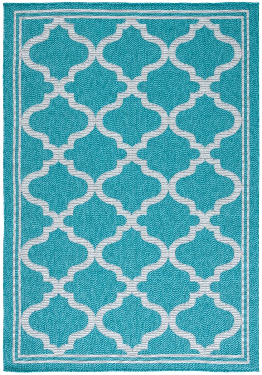 Safavieh Bermuda Bmu810J Aqua/Grey Rug.
