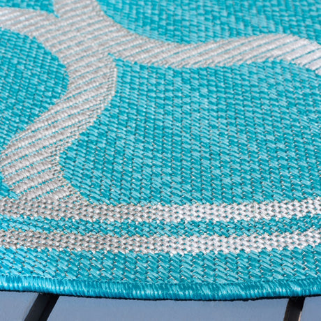 Safavieh Bermuda Bmu810J Aqua/Grey Rug.
