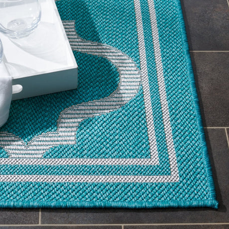 Safavieh Bermuda Bmu810J Aqua/Grey Rug.